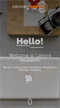 Mobile Screenshot of canovaresearch.com
